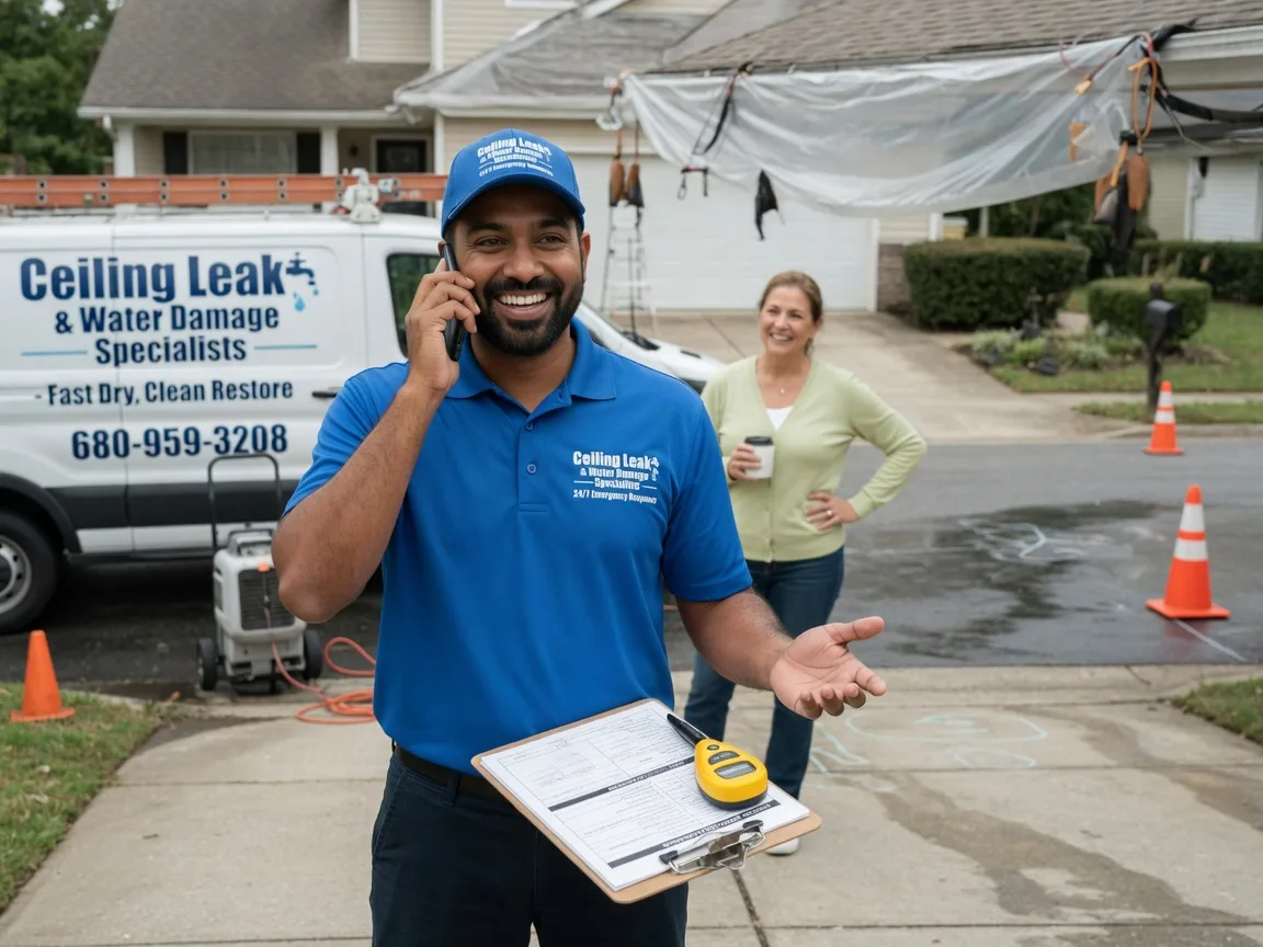 Ceiling Leak Cleanup Dover Afb, DE FAQs